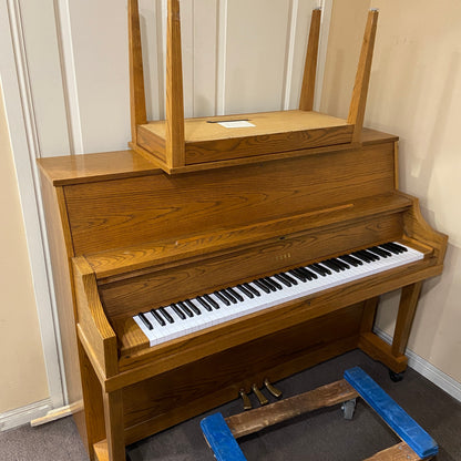 HEIRLOOM RESTORATION 1980's Yamaha Satin White Commissioned Console Piano