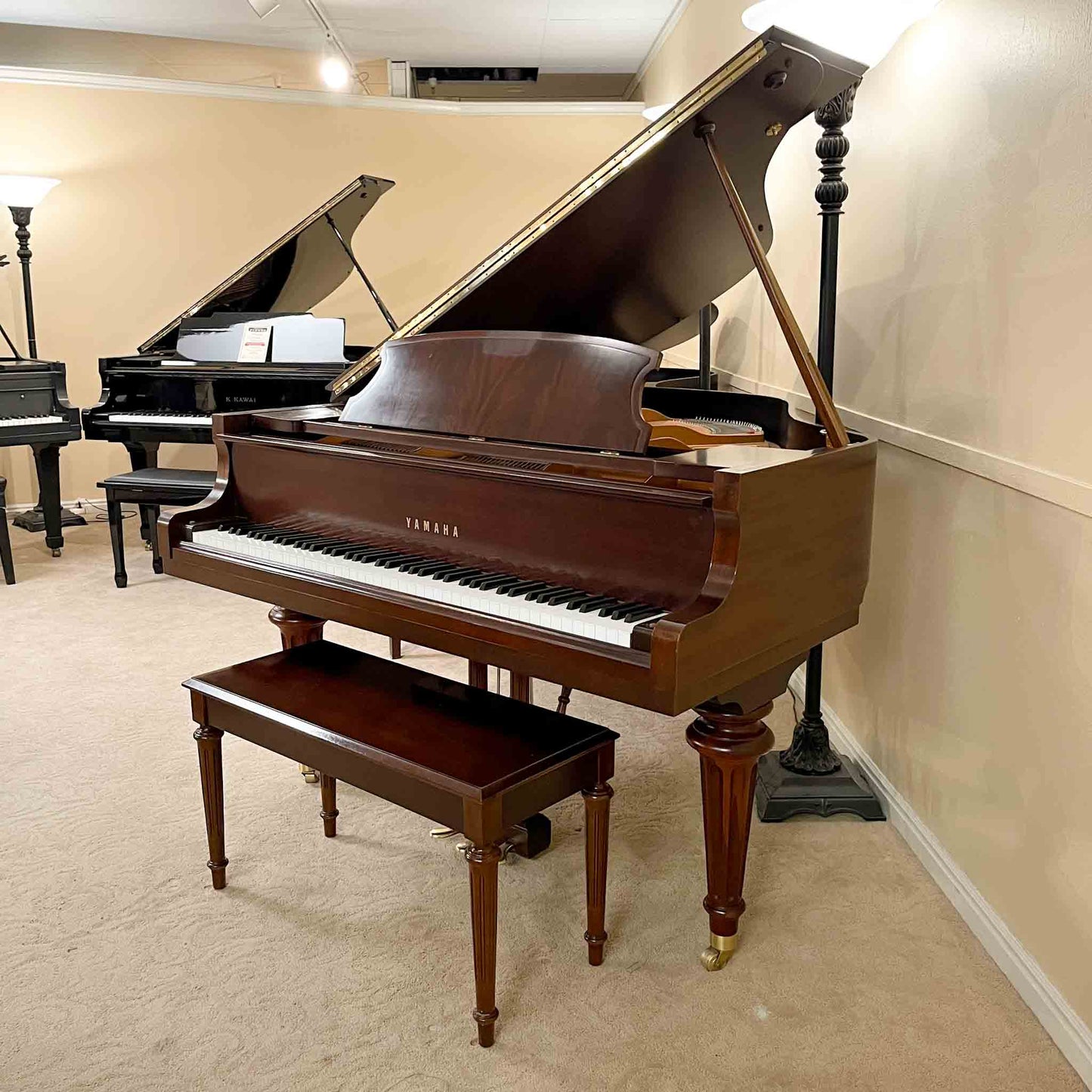 SOLD 2002 Yamaha GH1 5'3 Wood Finish Grand Piano