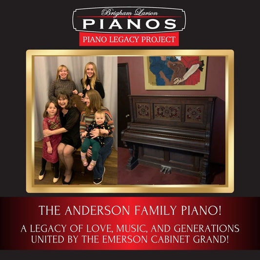 The Anderson Family Piano!