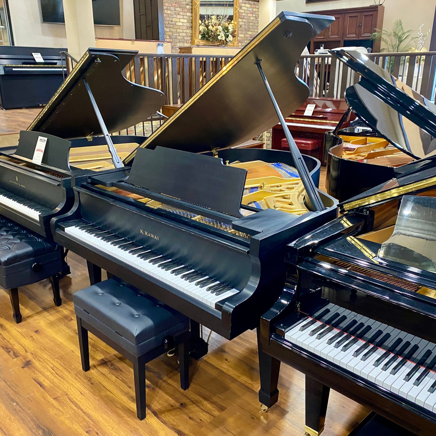 Image 6 of 1972 Kawai KG-2C 5'8" Grand / Satin Black with QRS Self Playing System