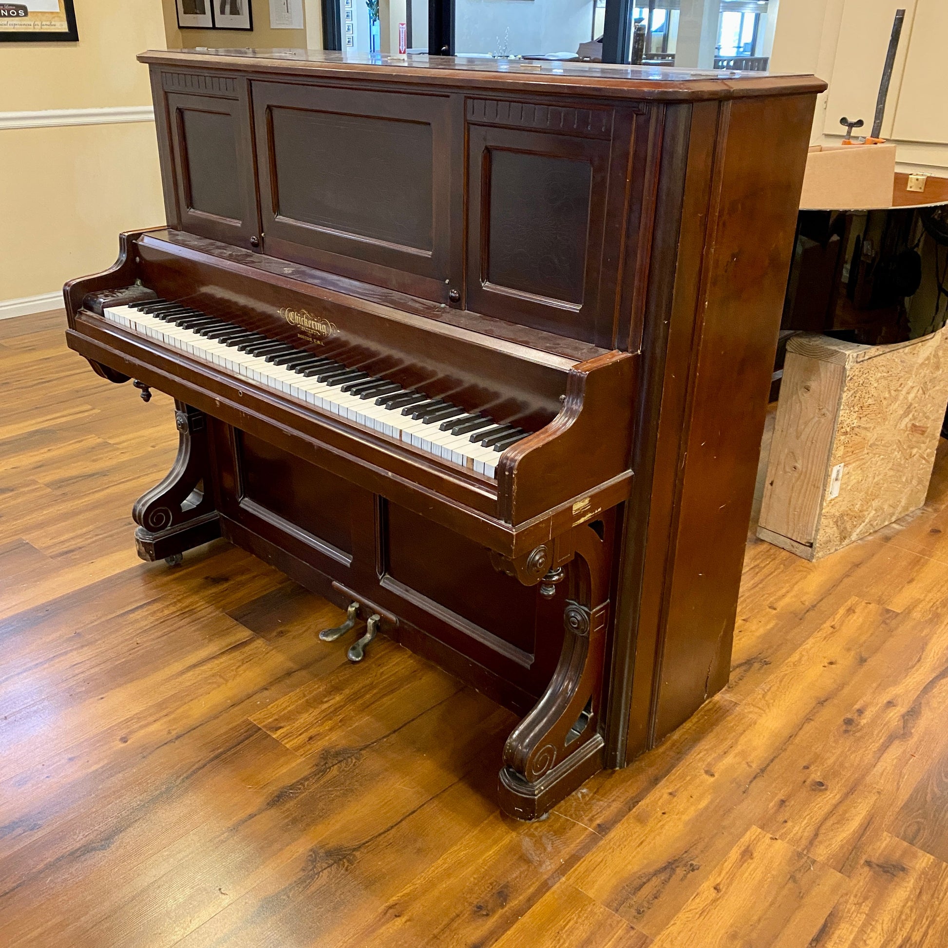 Image 2 of 1890 Chickering Upright - CALL FOR CUSTOM PRICING