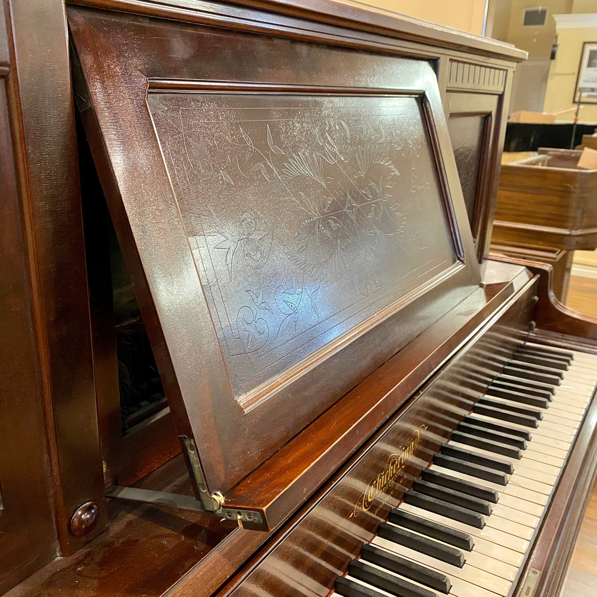 Image 8 of 1890 Chickering Upright - CALL FOR CUSTOM PRICING