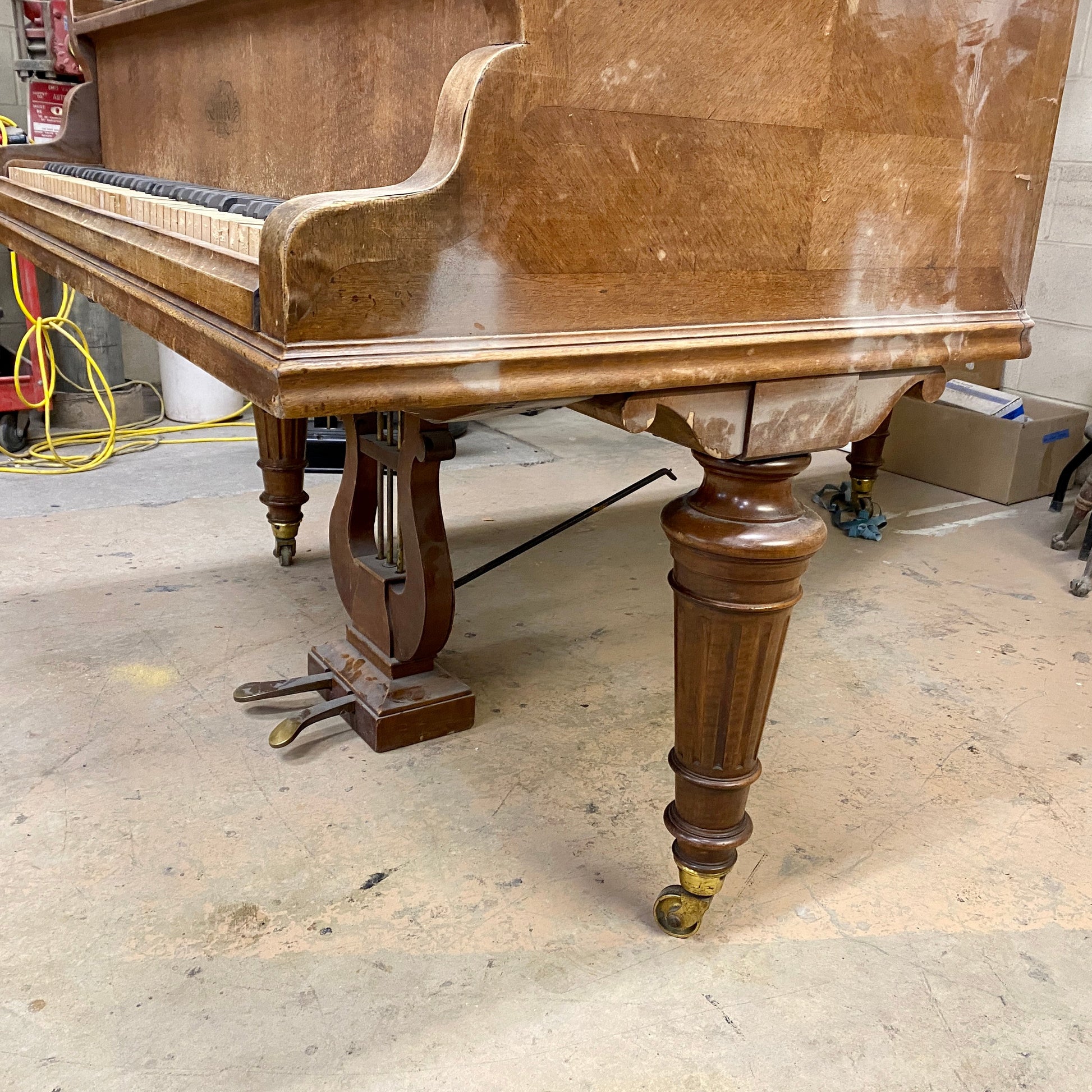 Image 8 of 1901 Erard Grand Piano Walnut - CALL FOR CUSTOM PRICING