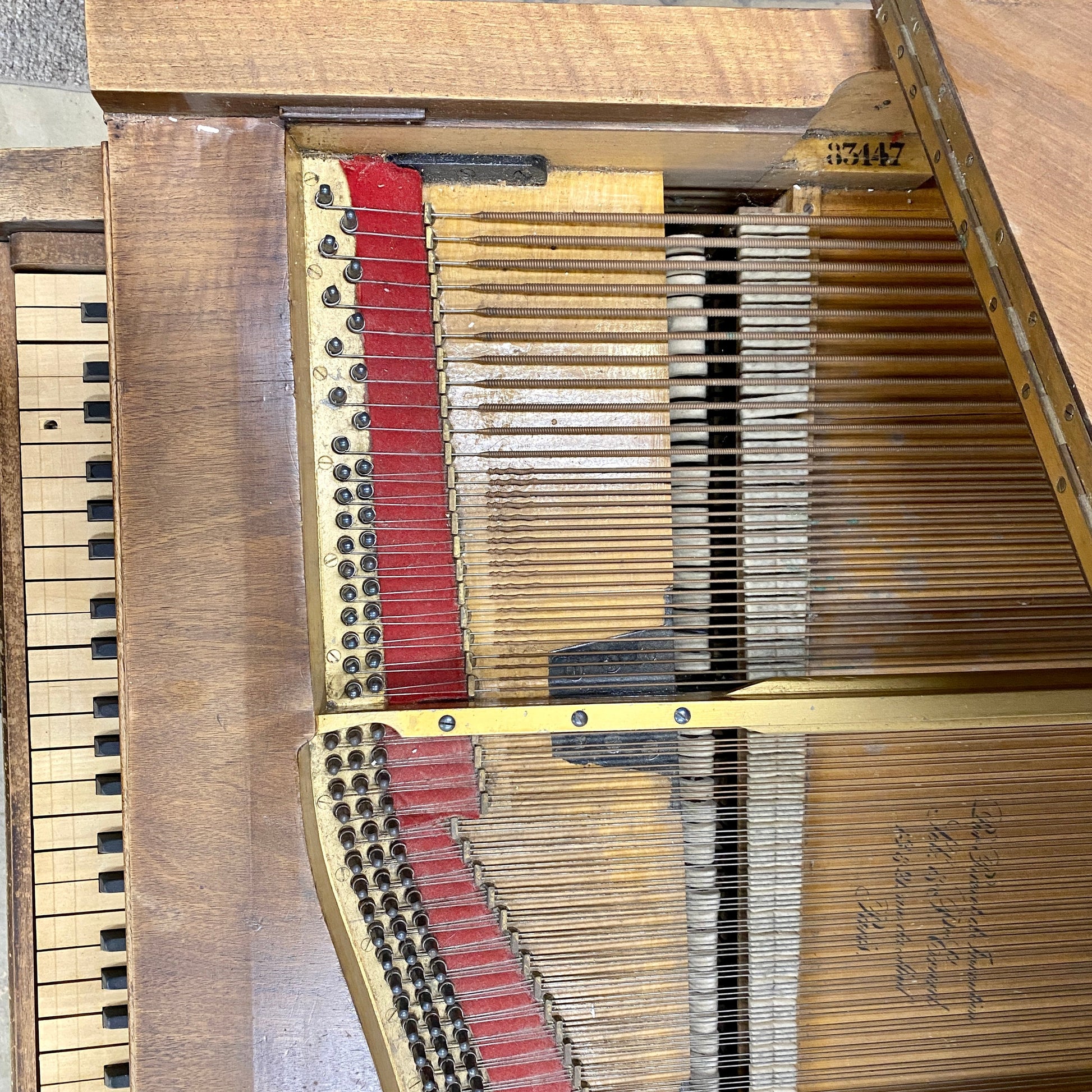 Image 10 of 1901 Erard Grand Piano Walnut - CALL FOR CUSTOM PRICING with QRS Self Playing System