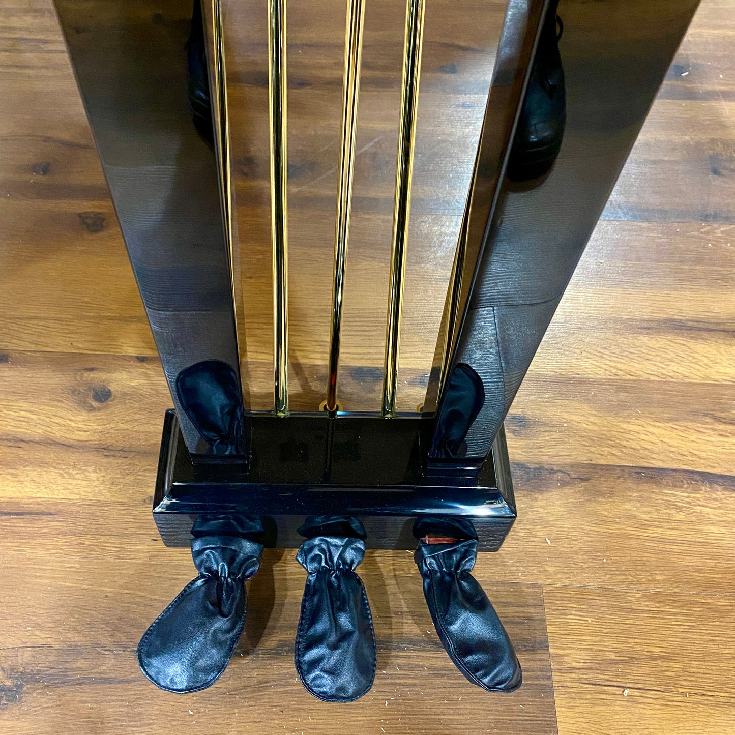 Image 7 of Hallet Davis 188 Grand Black Polish with QRS Self Playing System