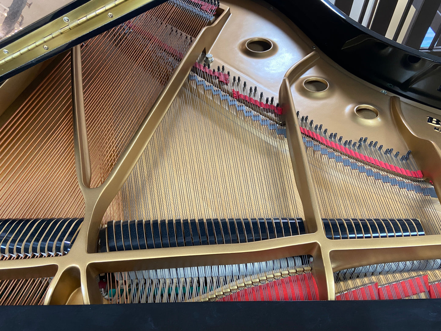 Image 6 of 1993 Baldwin  5'5" Grand / Polished Black  (105976 / 317389 / 6317389) with QRS Self Playing System