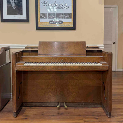 CURRENT SHOP WORK - 1937 Wurlitzer 34" Wood Finish Commissioned Spinet Piano