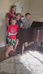The Hendrickson Family Piano!